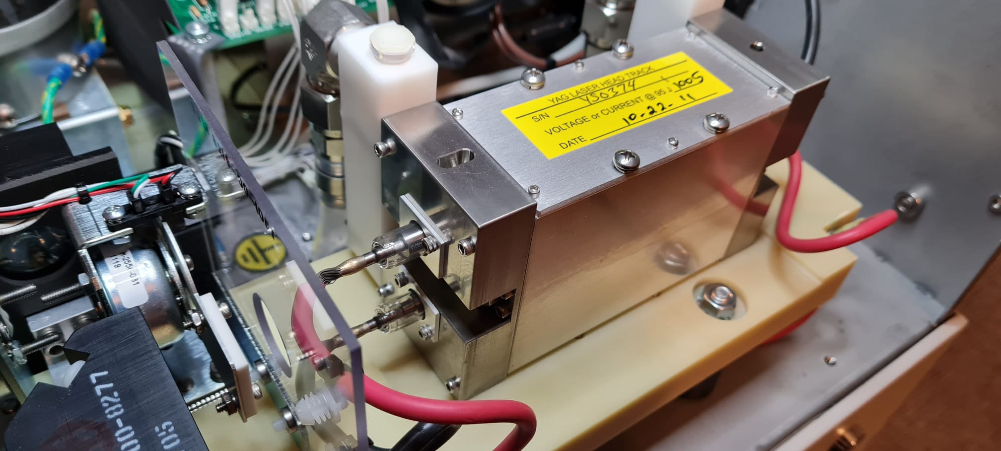 Candela GentleMax Laser Head Chamber.